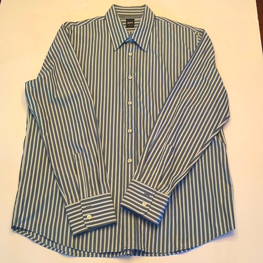 Boss Men’s Button Down Shirt, Size XXL
